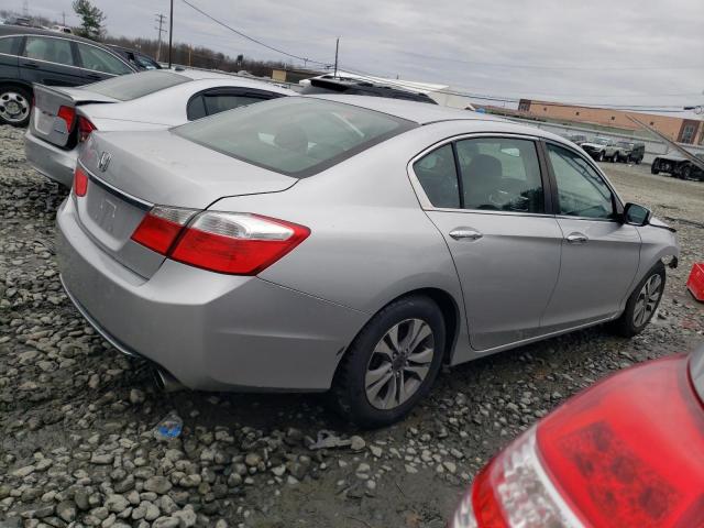 1HGCR2F32EA046593 - 2014 HONDA ACCORD LX SILVER photo 3