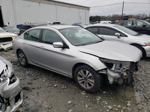 1HGCR2F32EA046593 - 2014 HONDA ACCORD LX SILVER photo 4