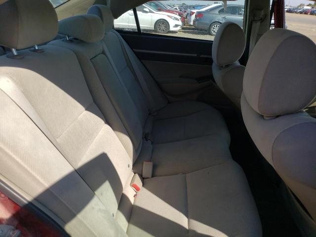 2HGFA16809H353035 - 2009 HONDA CIVIC EX RED photo 10