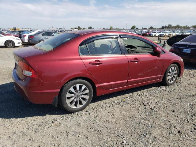 2HGFA16809H353035 - 2009 HONDA CIVIC EX RED photo 3