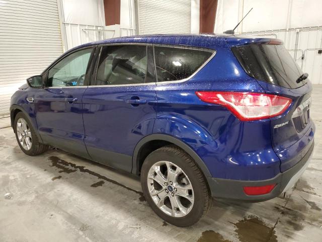 1FMCU9HX0DUC25259 - 2013 FORD ESCAPE SEL BLUE photo 2