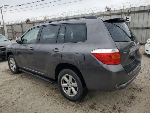 JTEDS41A982044150 - 2008 TOYOTA HIGHLANDER GRAY photo 2