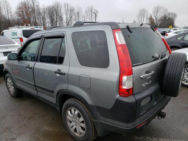 SHSRD78826U401003 - 2006 HONDA CR-V EX GRAY photo 2