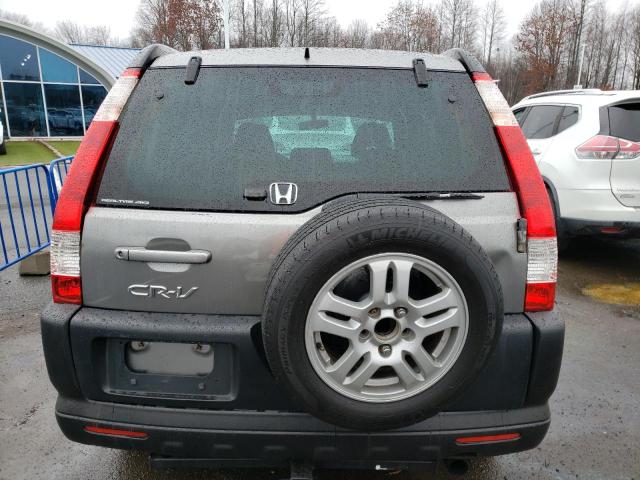 SHSRD78826U401003 - 2006 HONDA CR-V EX GRAY photo 6