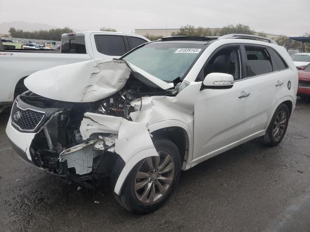 5XYKW4A22DG359719 - 2013 KIA SORENTO SX WHITE photo 1