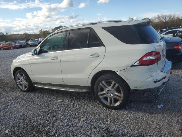 4JGDA5HB4DA197140 - 2013 MERCEDES-BENZ ML 350 4MATIC WHITE photo 2