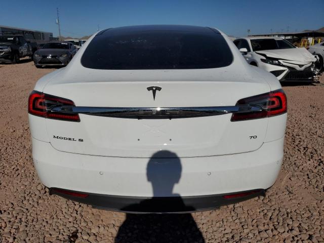 5YJSA1E14FF112937 - 2015 TESLA MODEL S WHITE photo 6