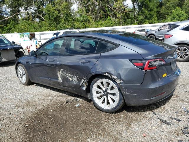 5YJ3E1EA7MF856649 - 2021 TESLA MODEL 3 GRAY photo 2