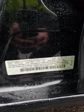 3VWEF71K77M085775 - 2007 VOLKSWAGEN JETTA WOLFSBURG 黑色 照片 12