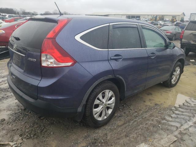 5J6RM4H56DL048300 - 2013 HONDA CR-V EX BLUE photo 3