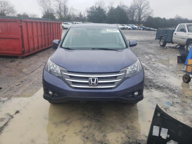 5J6RM4H56DL048300 - 2013 HONDA CR-V EX BLUE photo 5