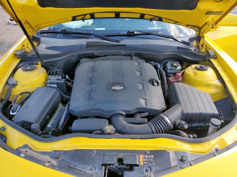 2G1FC1E3XC9144913 - 2012 CHEVROLET CAMARO LT YELLOW photo 11