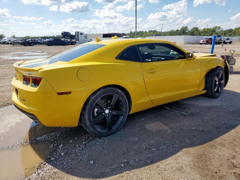 2G1FC1E3XC9144913 - 2012 CHEVROLET CAMARO LT YELLOW photo 3