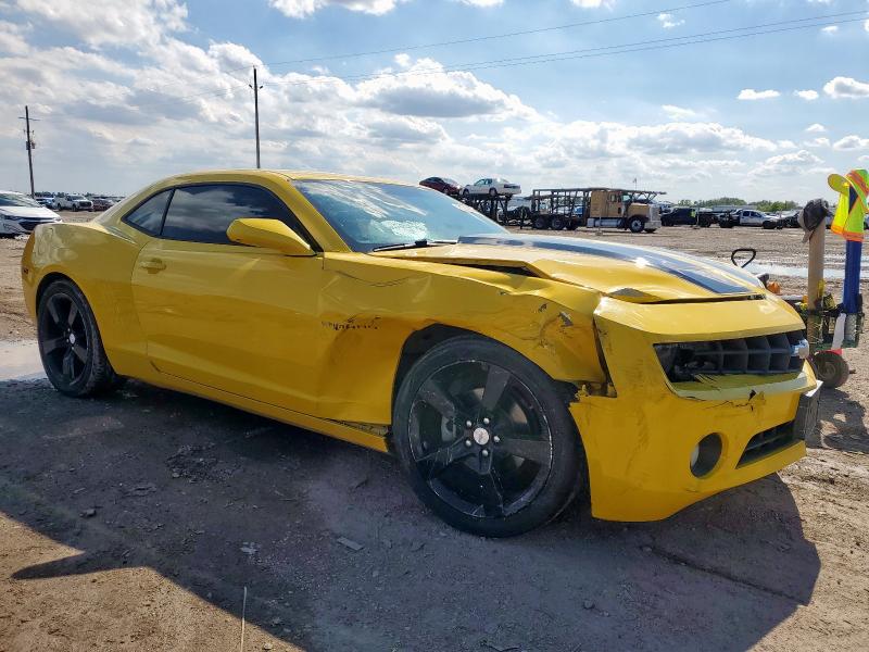 2G1FC1E3XC9144913 - 2012 CHEVROLET CAMARO LT YELLOW photo 4