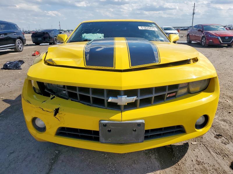 2G1FC1E3XC9144913 - 2012 CHEVROLET CAMARO LT YELLOW photo 5
