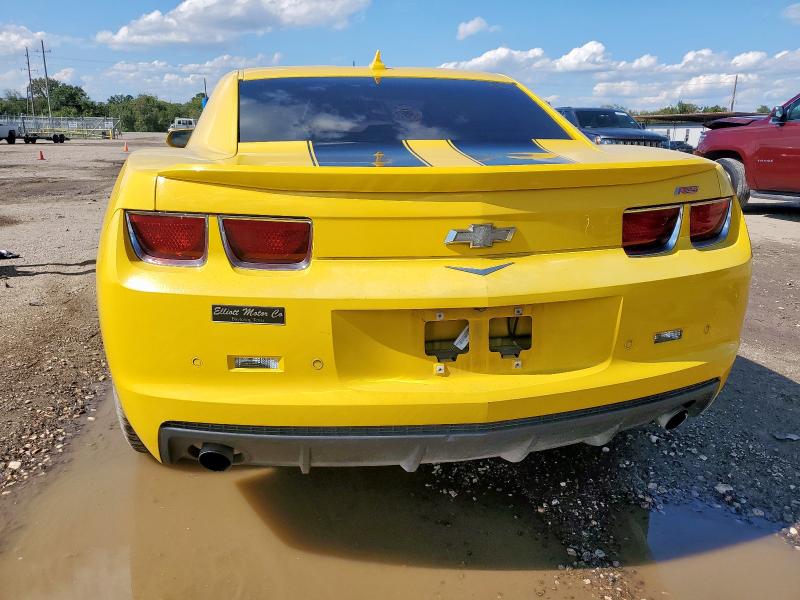 2G1FC1E3XC9144913 - 2012 CHEVROLET CAMARO LT YELLOW photo 6