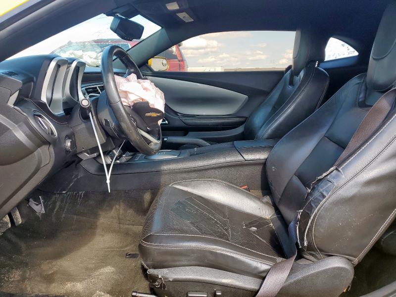 2G1FC1E3XC9144913 - 2012 CHEVROLET CAMARO LT YELLOW photo 7