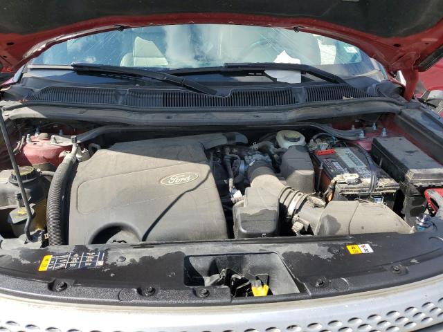 1FM5K7D81EGA89564 - 2014 FORD EXPLORER XLT მუქწითელი ფოტო 12