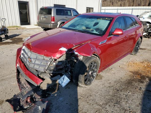 1G6DP8EV5A0124947 - 2010 CADILLAC CTS PREMIUM COLLECTION RED photo 1
