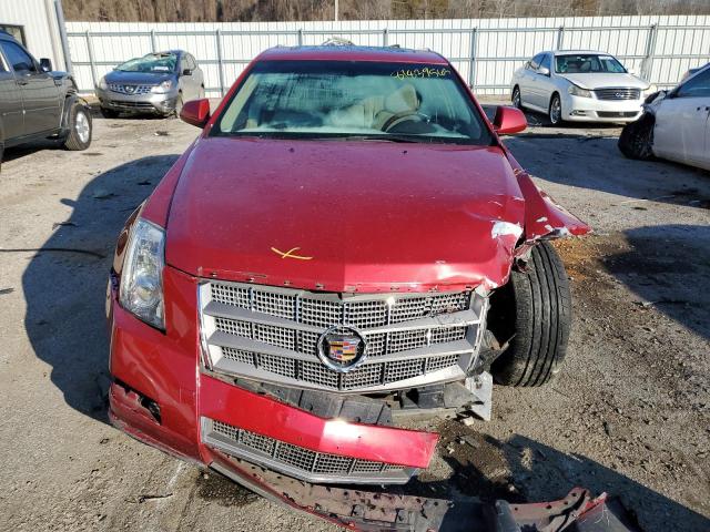 1G6DP8EV5A0124947 - 2010 CADILLAC CTS PREMIUM COLLECTION RED photo 5