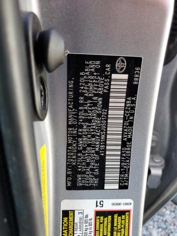 4T1B11HK5JU501702 - 2018 TOYOTA CAMRY L SILVER photo 12