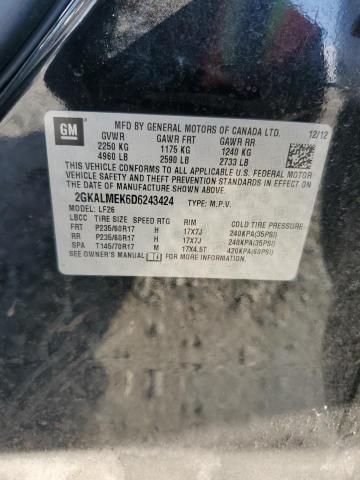 2GKALMEK6D6243424 - 2013 GMC TERRAIN SLE 黑色 照片 13