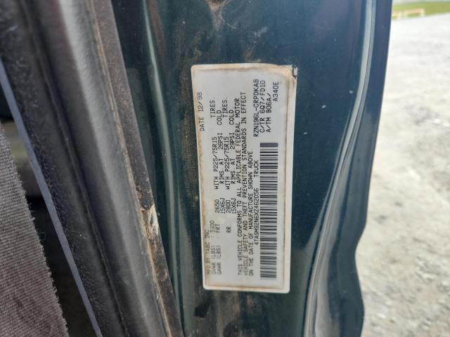 4TASM92N6XZ462056 - 1999 TOYOTA TACOMA XTRACAB PRERUNNER Зелений фото 12