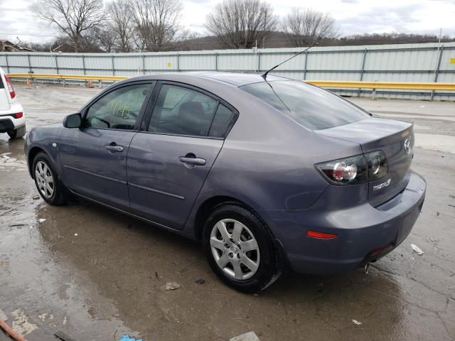 JM1BK12F981799552 - 2008 MAZDA 3 I GRAY photo 2