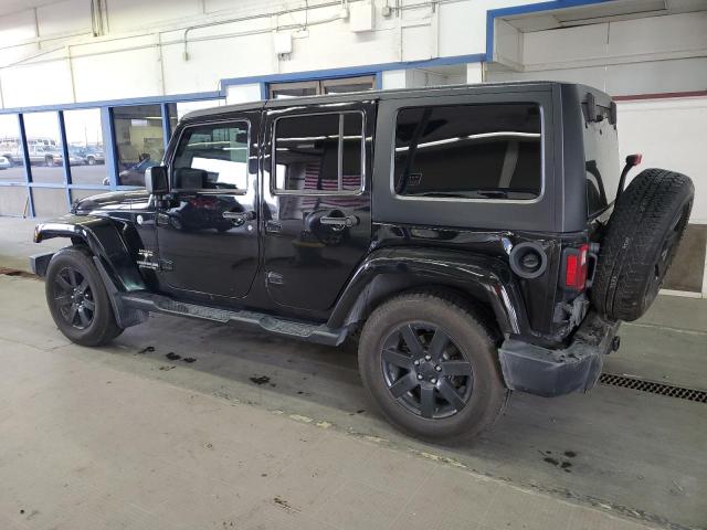 1C4BJWEG5GL154033 - 2016 JEEP WRANGLER UNLIMITED SAHARA BLACK photo 2