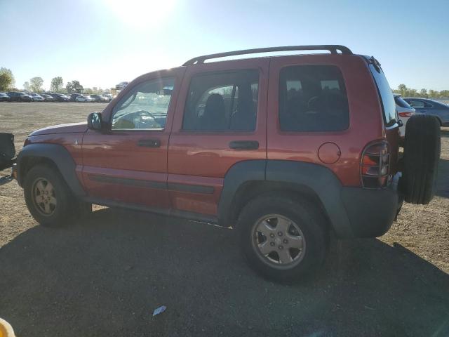 1J4GL48596W224400 - 2006 JEEP LIBERTY SPORT Қызыл фото 2