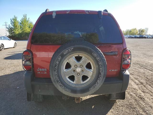 1J4GL48596W224400 - 2006 JEEP LIBERTY SPORT Қызыл фото 6