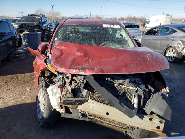 3N1CN7AP8GL821883 - 2016 NISSAN VERSA S RED photo 5