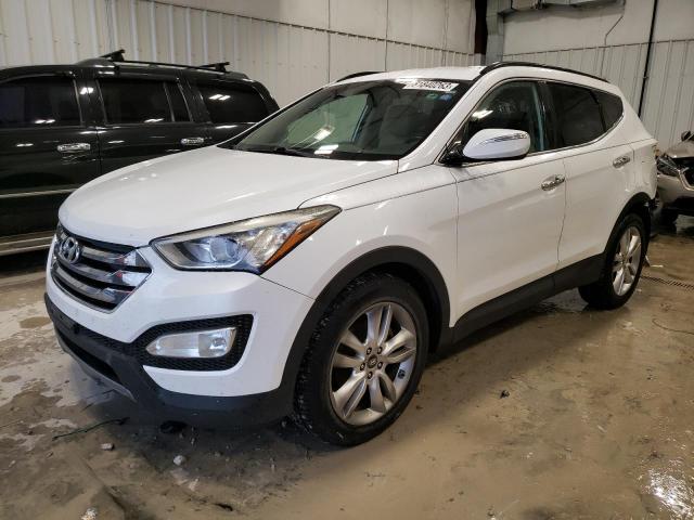 5XYZUDLA1DG081369 - 2013 HYUNDAI SANTA FE S WHITE photo 1