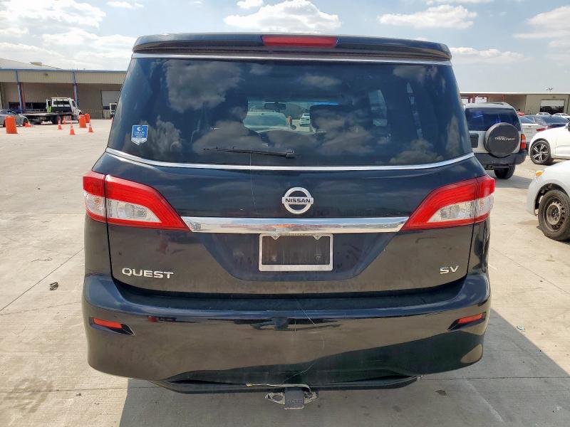 JN8AE2KP2D9061416 - 2013 NISSAN QUEST S BLACK photo 6