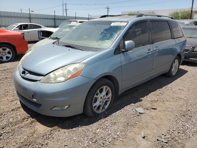 5TDZA22C76S454646 - 2006 TOYOTA SIENNA XLE BLUE photo 1