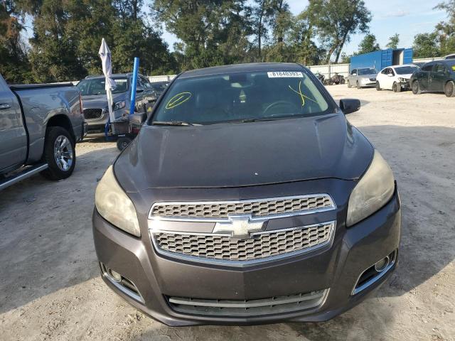1G11J5SX5DF159875 - 2013 CHEVROLET MALIBU LTZ ნაცრისფერი ფოტო 5