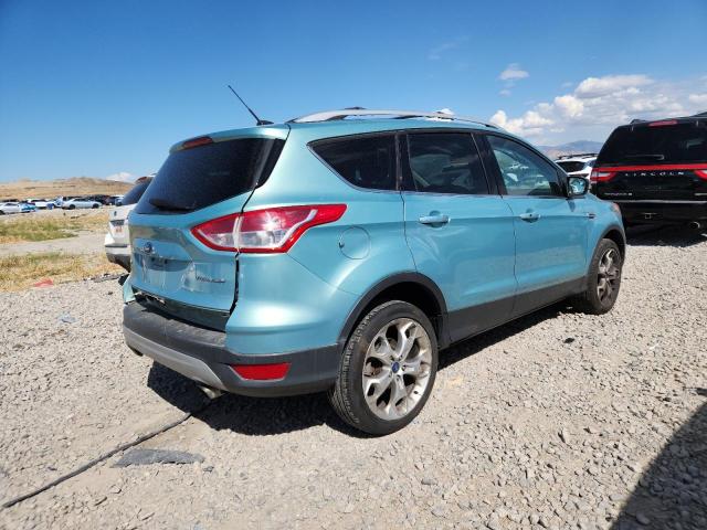 1FMCU0J9XDUD10035 - 2013 FORD ESCAPE TITANIUM GREEN photo 3