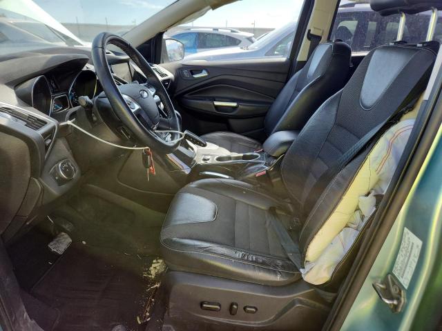 1FMCU0J9XDUD10035 - 2013 FORD ESCAPE TITANIUM GREEN photo 7