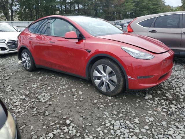 5YJYGDEE1MF196368 - 2021 TESLA MODEL Y RED photo 4