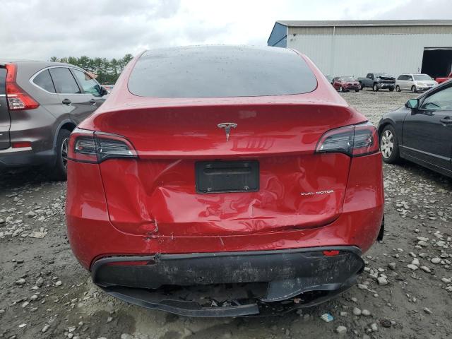 5YJYGDEE1MF196368 - 2021 TESLA MODEL Y RED photo 6