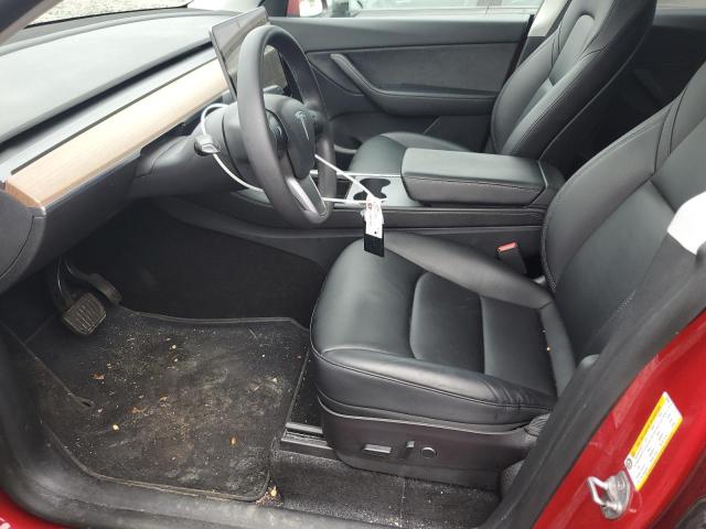 5YJYGDEE1MF196368 - 2021 TESLA MODEL Y RED photo 7
