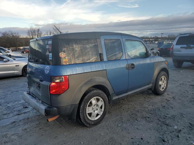 5J6YH18347L009691 - 2007 HONDA ELEMENT LX BLUE photo 3