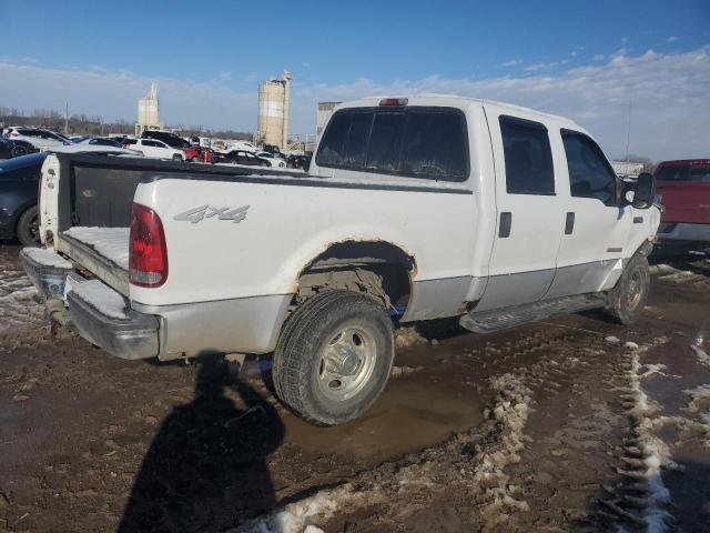 1FTNW21P44ED72428 - 2004 FORD F250 SUPER DUTY WHITE photo 3