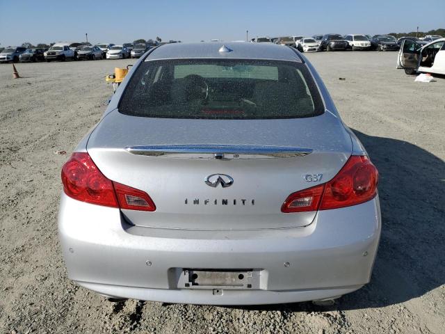 JN1CV6AP5CM930585 - 2012 INFINITI G37 BASE ვერცხლისფერი ფოტო 6