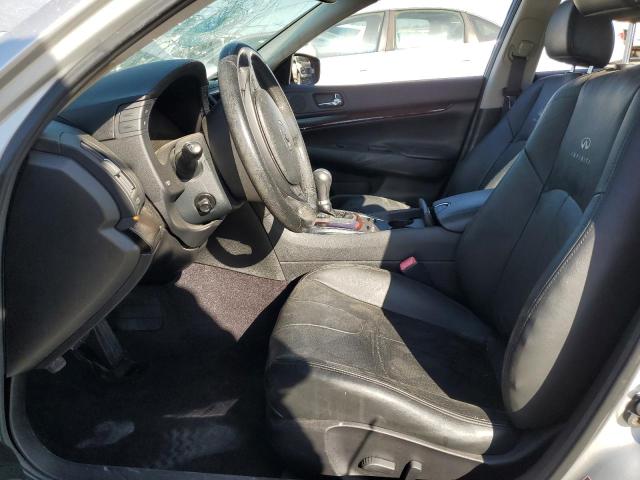 JN1CV6AP5CM930585 - 2012 INFINITI G37 BASE ვერცხლისფერი ფოტო 7