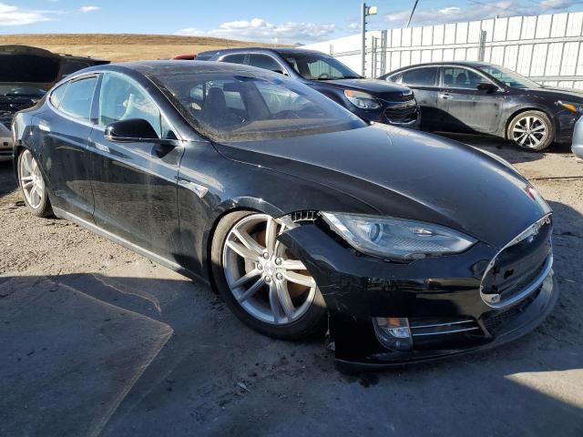 5YJSA1CN6DFP05735 - 2013 TESLA MODEL S BLACK photo 4