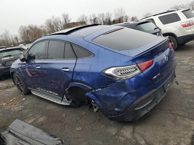 4JGFD6BB7MA380904 - 2021 MERCEDES-BENZ GLE COUPE AMG 53 4MATIC BLUE photo 2