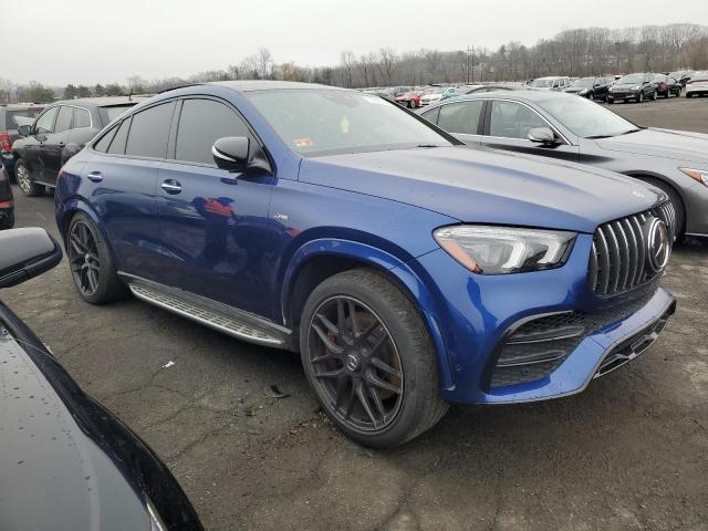 4JGFD6BB7MA380904 - 2021 MERCEDES-BENZ GLE COUPE AMG 53 4MATIC BLUE photo 4