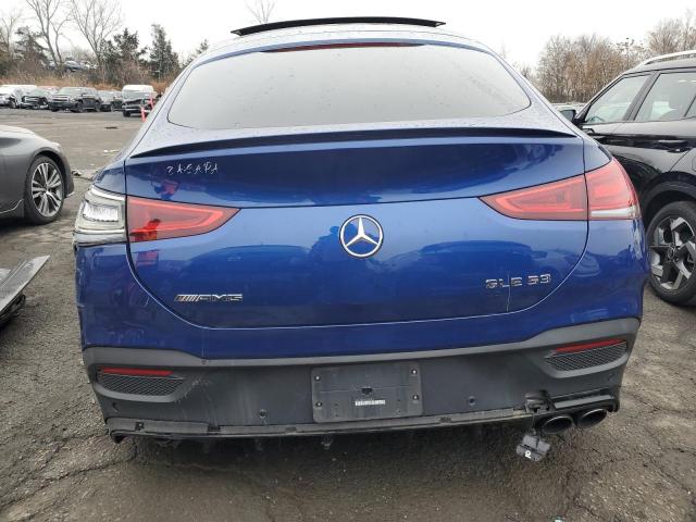 4JGFD6BB7MA380904 - 2021 MERCEDES-BENZ GLE COUPE AMG 53 4MATIC BLUE photo 6