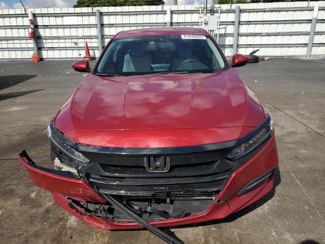 1HGCV1F18JA210587 - 2018 HONDA ACCORD LX Rot Foto 5